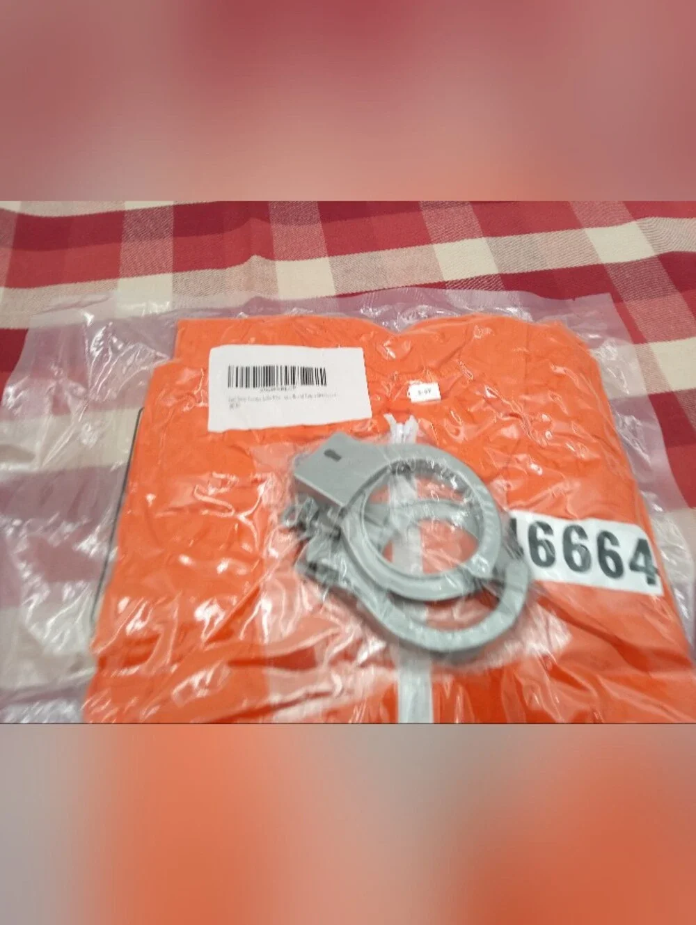 Kids Prisoner Costume 5-6 NWT
